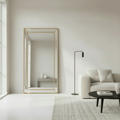 Louvre MirrorsPerla Beaded MirrorMirror